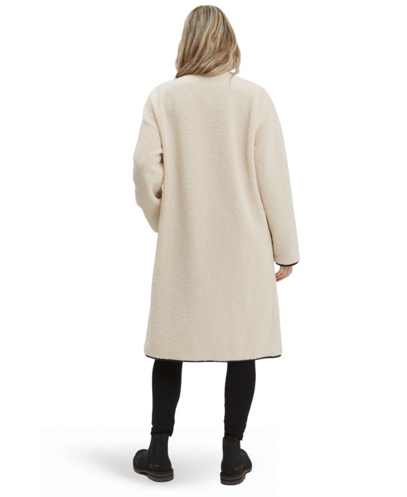 Women's Teddi Baby Wearing Long Coat