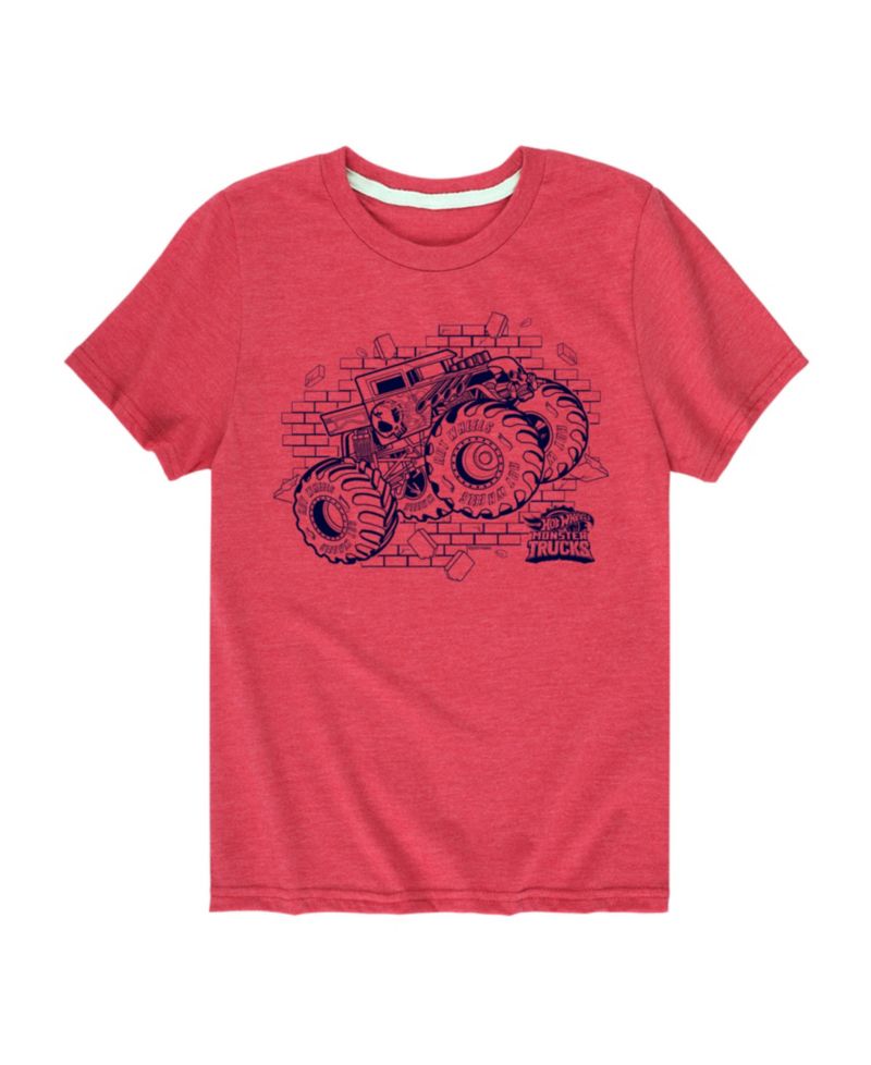 Big Boys Hot Wheels Truck Graphic T-Shirt
