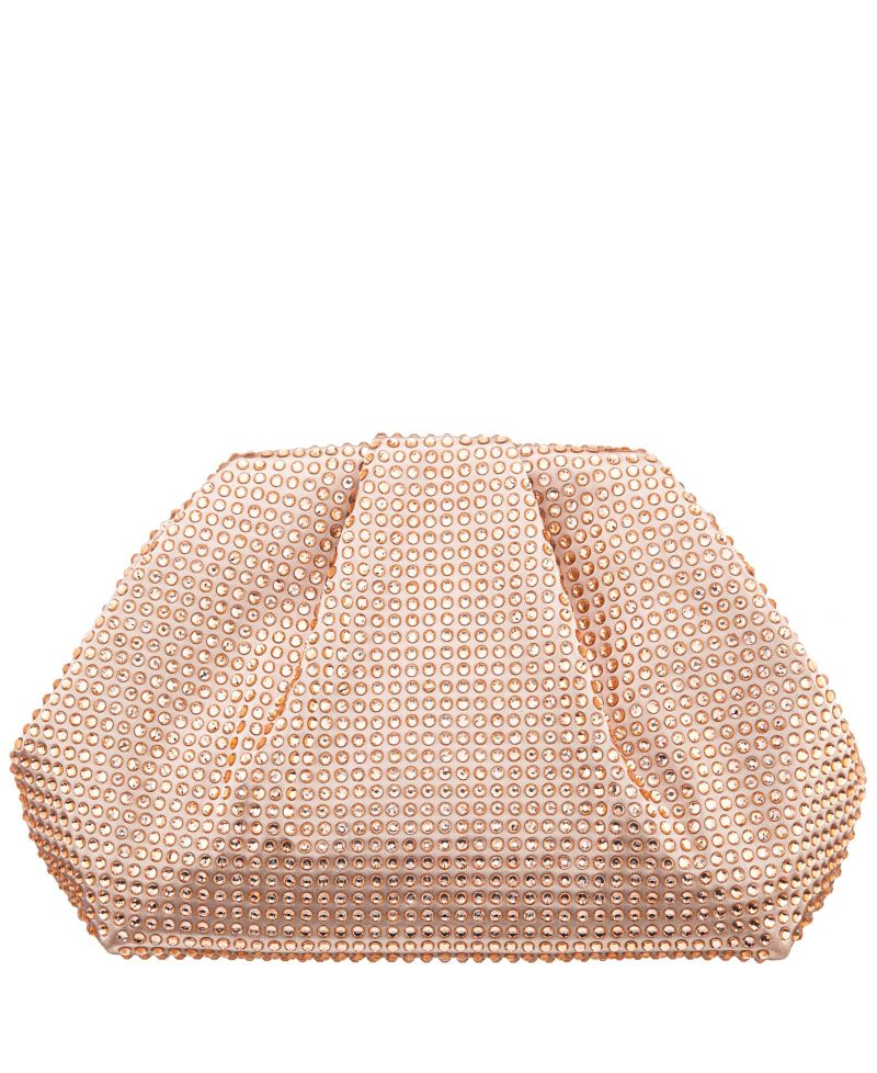Crystal Encrusted Frame Clutch