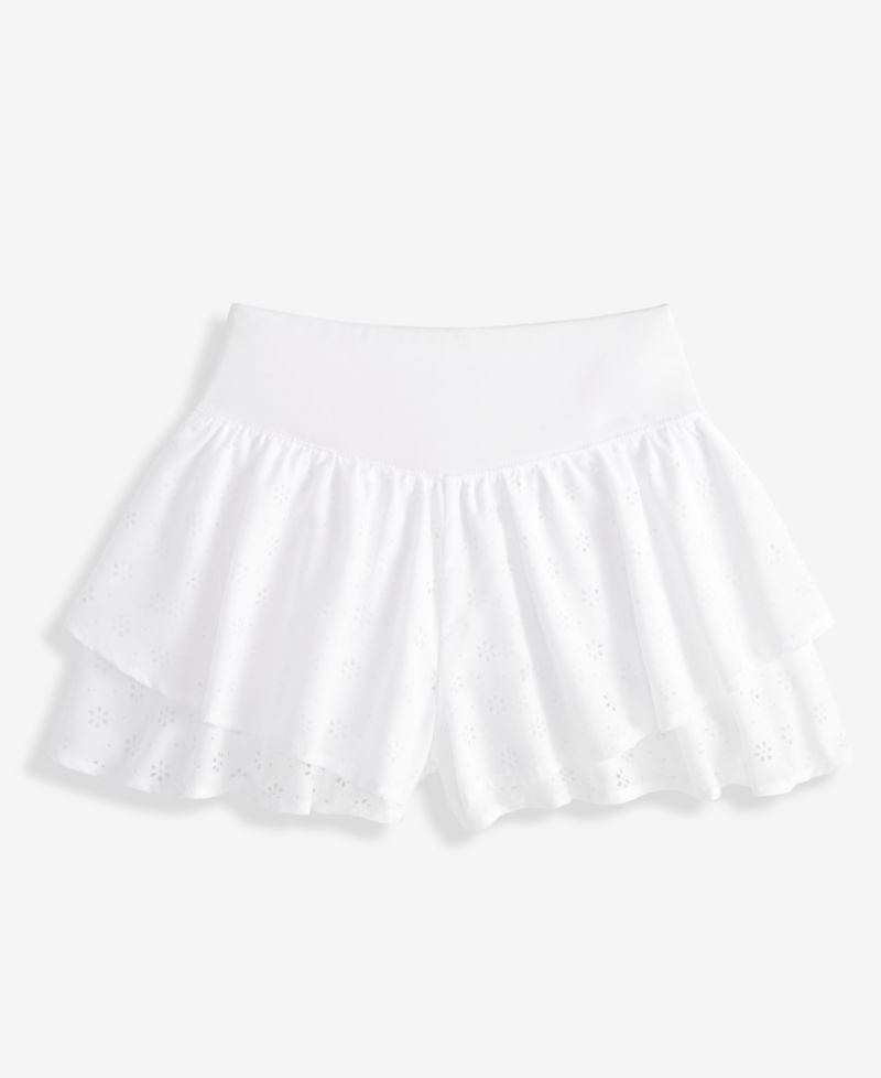 Girls' 5-20 Butterfly Eyelet Shorts