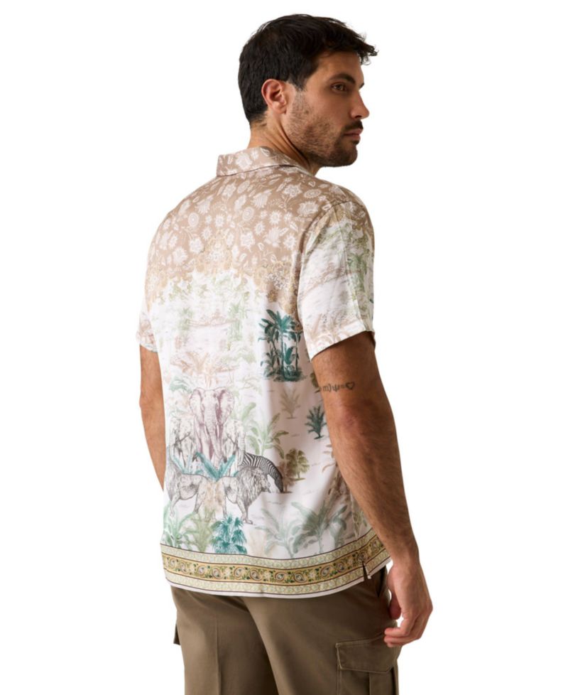 Мужская рубашка с коротким рукавом Savanna Tapestry Placement