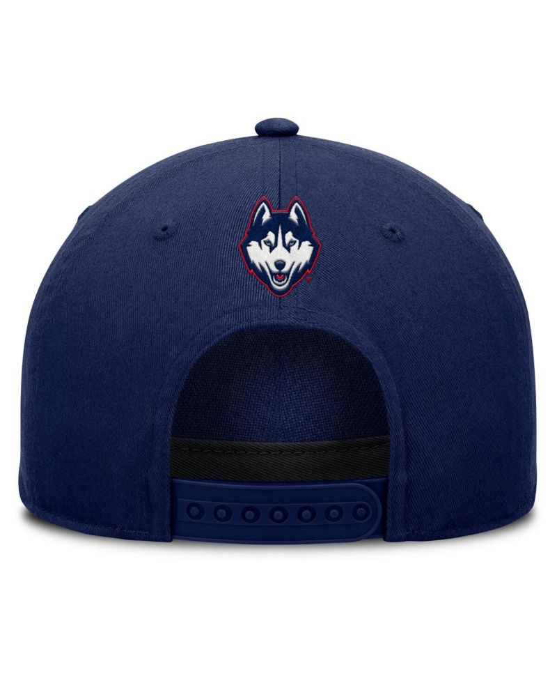 Men's Navy UConn Huskies Foul Ball Rope Adjustable Hat
