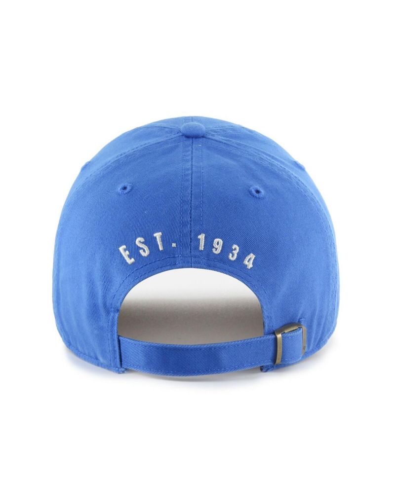 Men's Blue Detroit Lions Hard Hat Clean Up Adjustable Hat