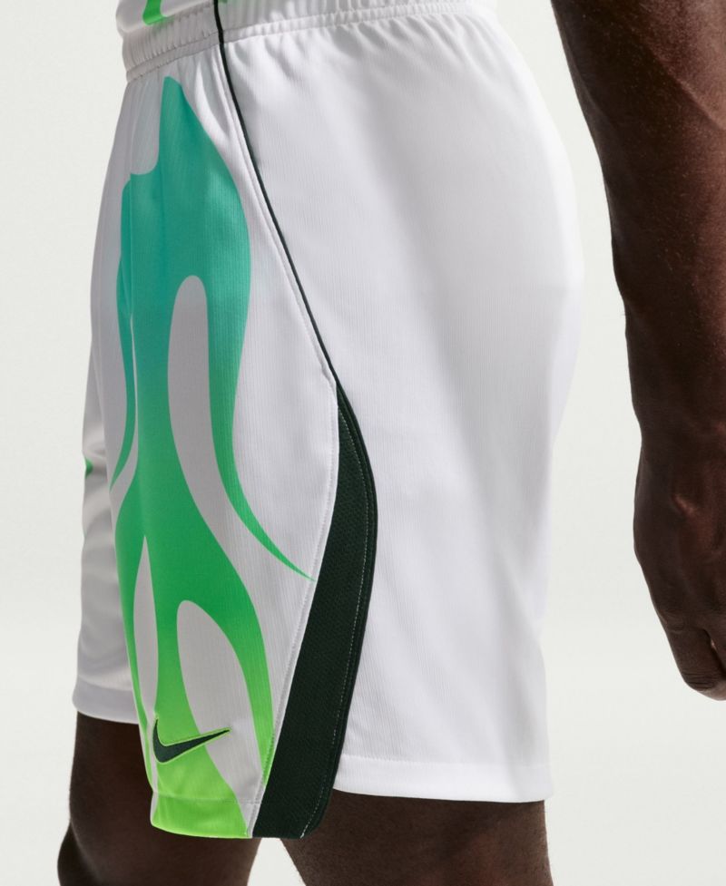 Men's White Nigeria National Team 2026 Away Stadium Replica Shorts