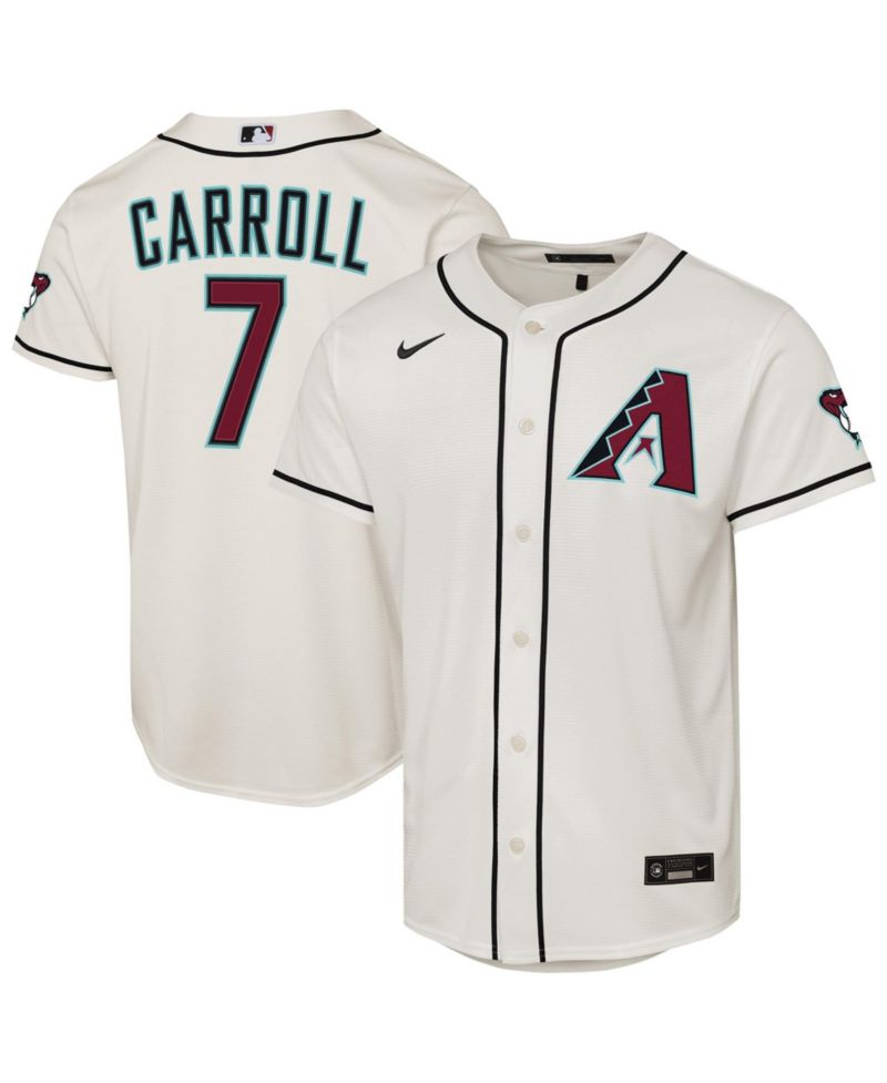 Big Boys and Girls Corbin Carroll Cream Arizona Diamondbacks Home Stadium Jersey