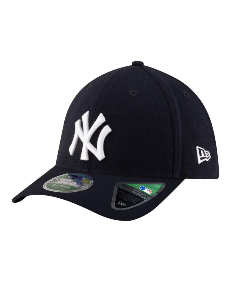 Men's Navy New York Yankees Player Replica 39THIRTY M-Crown Flex Hat