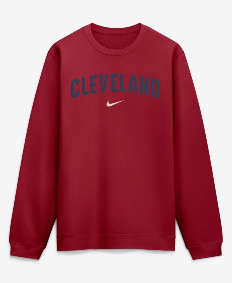 Men's Red Cleveland Guardians City Connect Club Sweatshirt