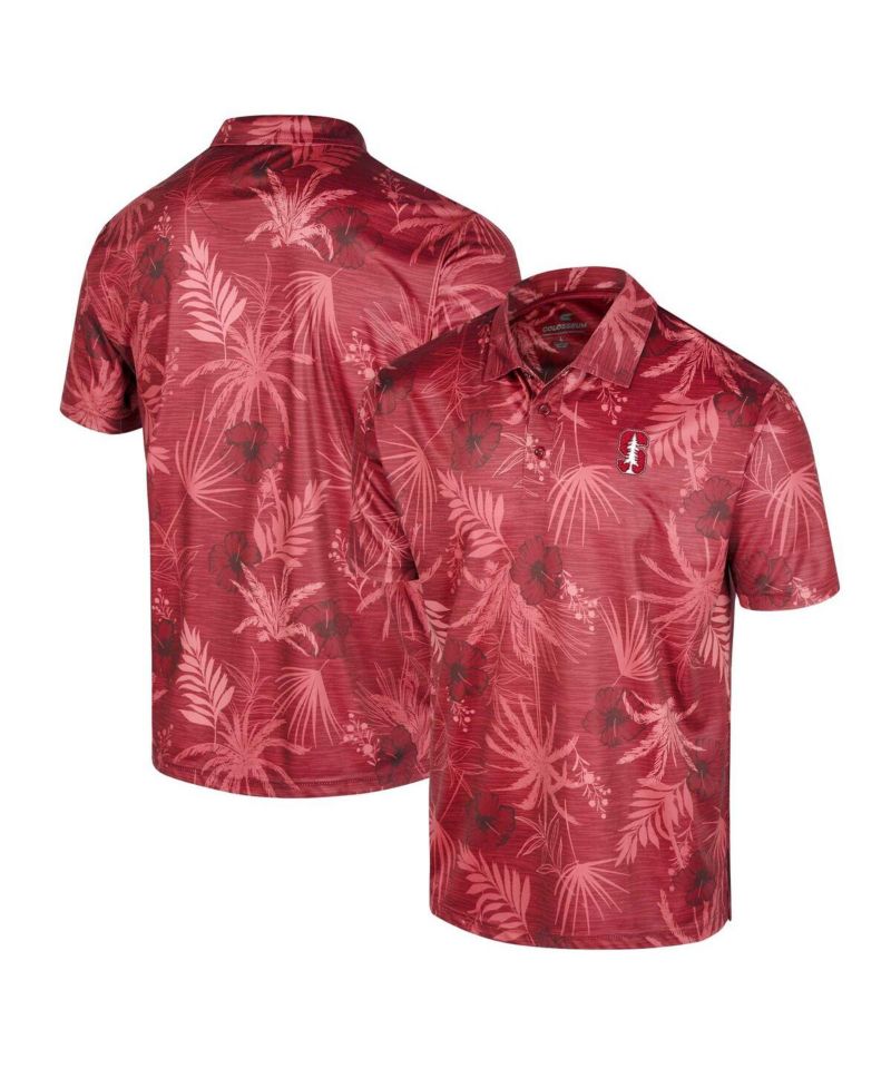 Men's Cardinal Stanford Cardinal Palms Team Polo Shirt