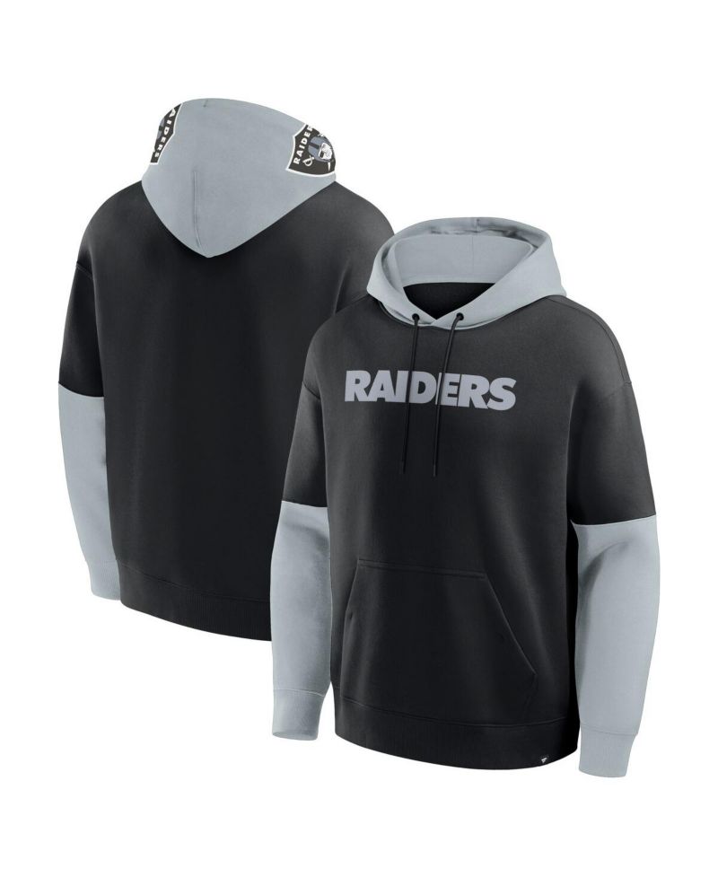 Men's Black Las Vegas Raiders Helmet Pullover Hoodie