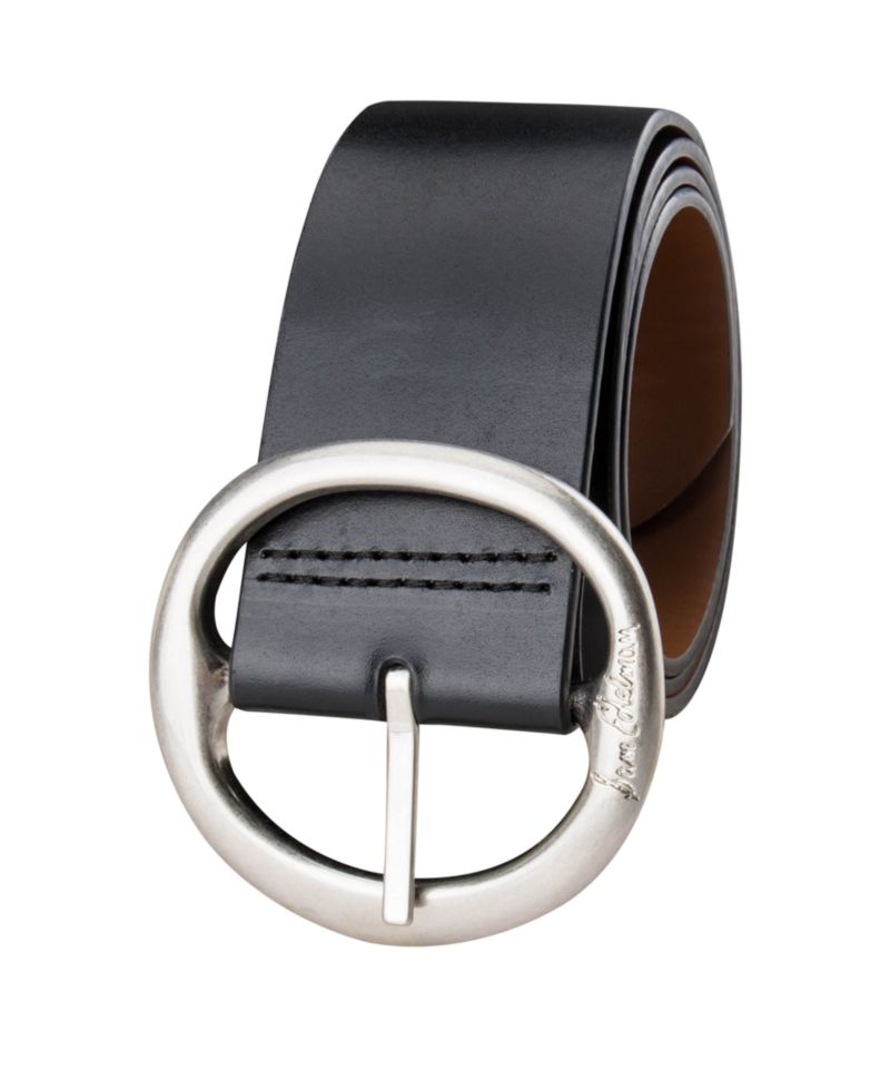 Women's Two-in-One Reversible Center Bar Buckle Belt