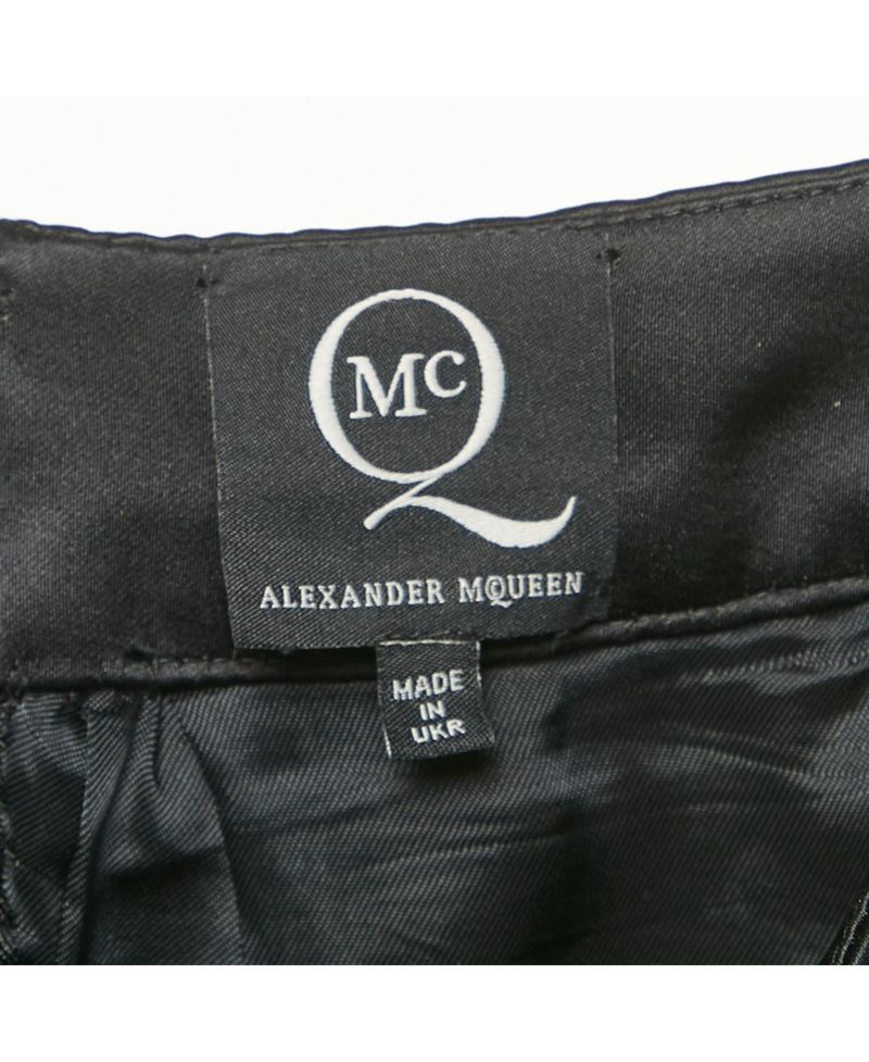 Women's Black Satin Pleated Mini Skirt