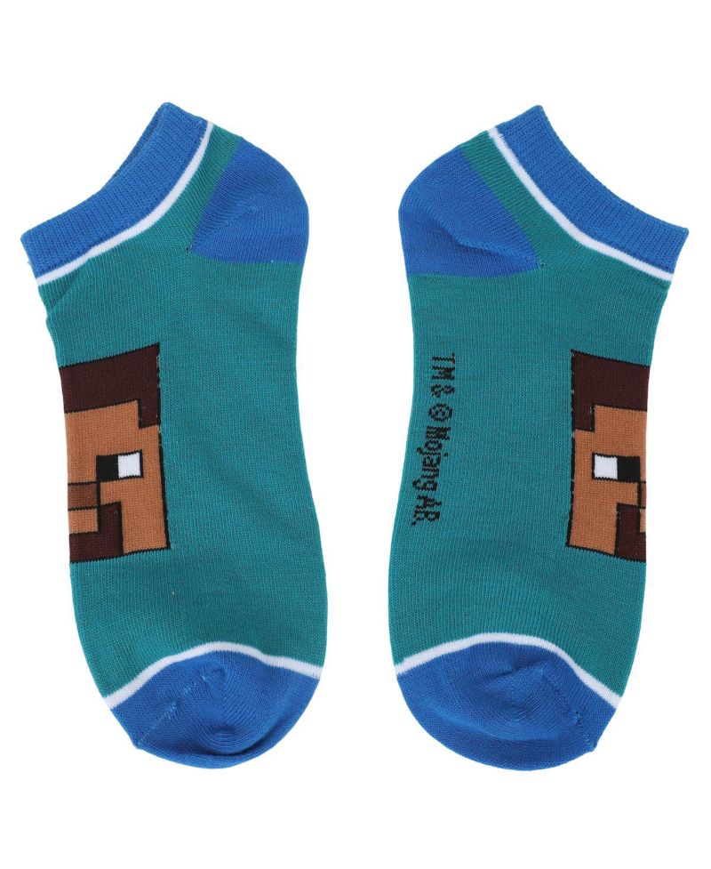 Women's Character Heads 5-Pair Ankle Socks