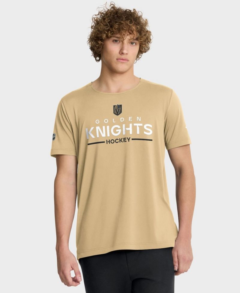 Men's Gold Vegas Golden Knights Authentic Pro Rink Tech T-Shirt