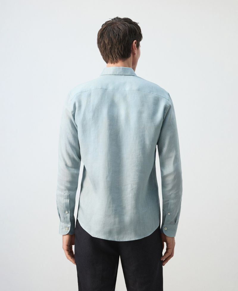 Men's Regular-Fit Linen Shirt