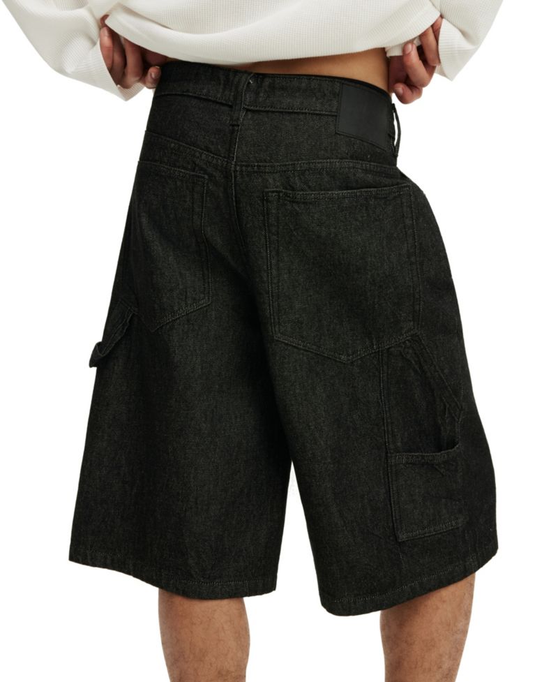 Men's Super Baggy Denim Shorts, 13" Inseam