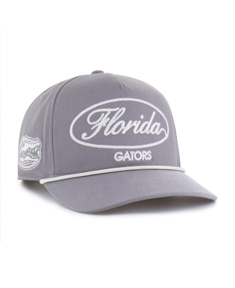 Men's Gray Florida Gators Contemporary Basics Foundational Rope Hitch Adjustable Hat