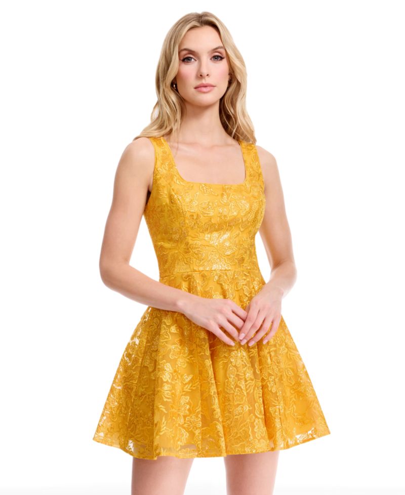 Women's Ainsley Square Neck Short Dress