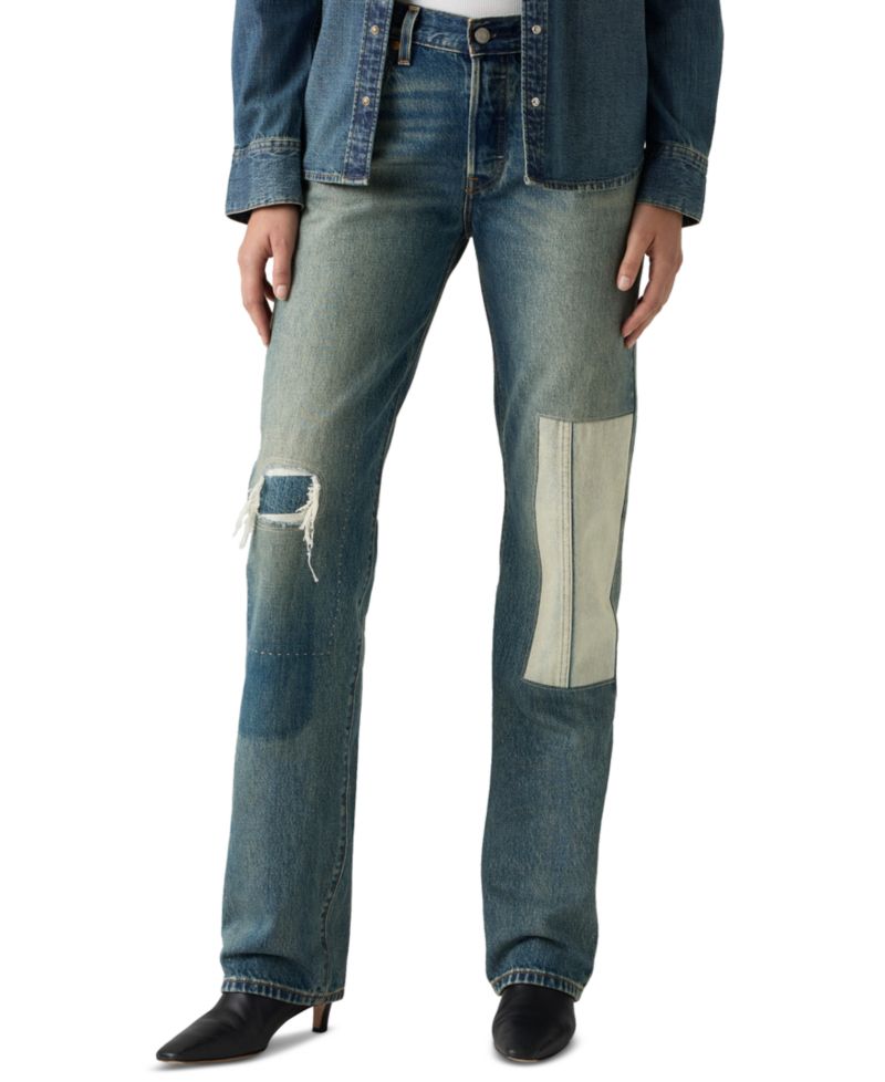Premium Women's 501 90's Mid-Rise Straight-Fit Jeans