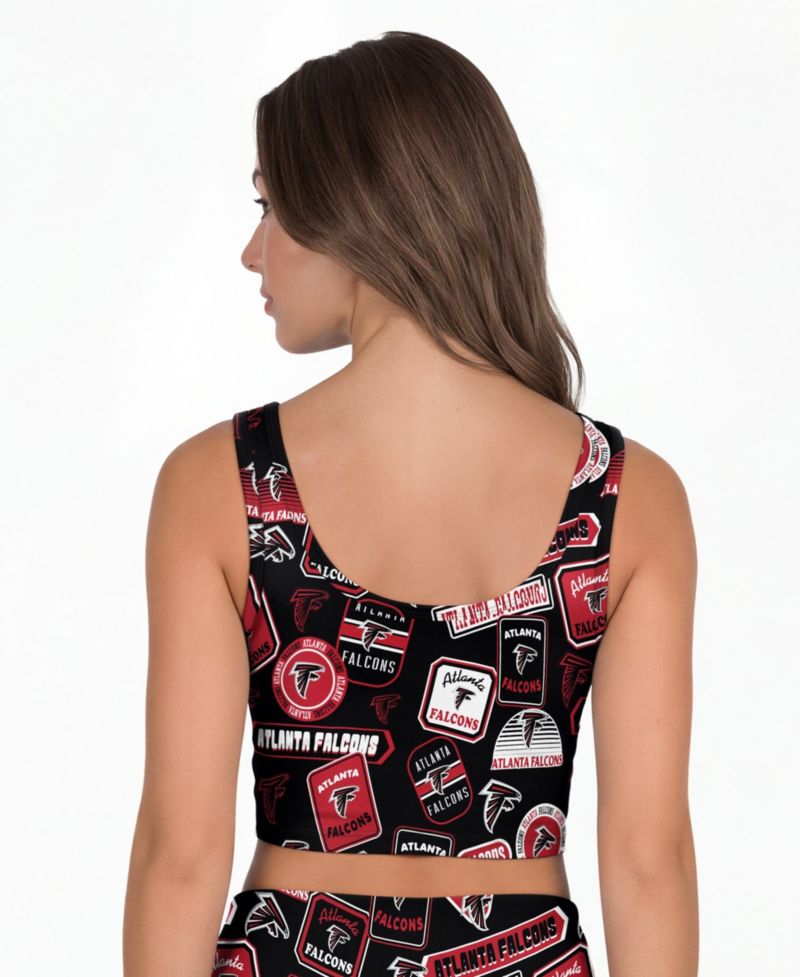 Women's Atlanta Falcons Wireless Grady Allover Print Bralette