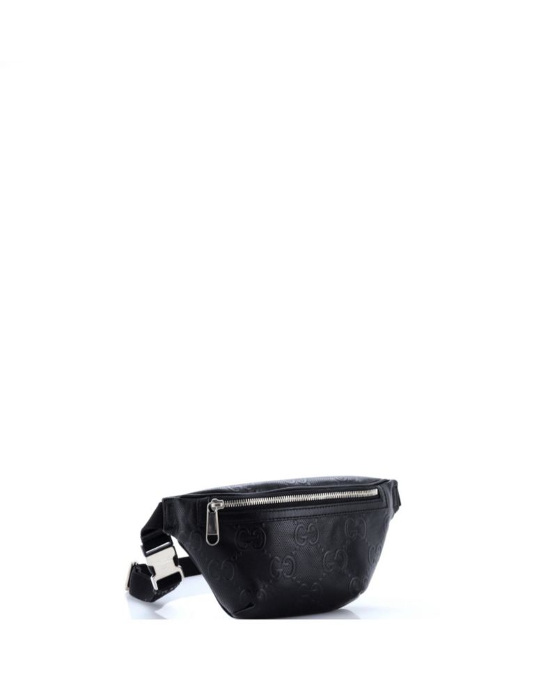 Small Belt Bag GG Embossed Perforated Leather