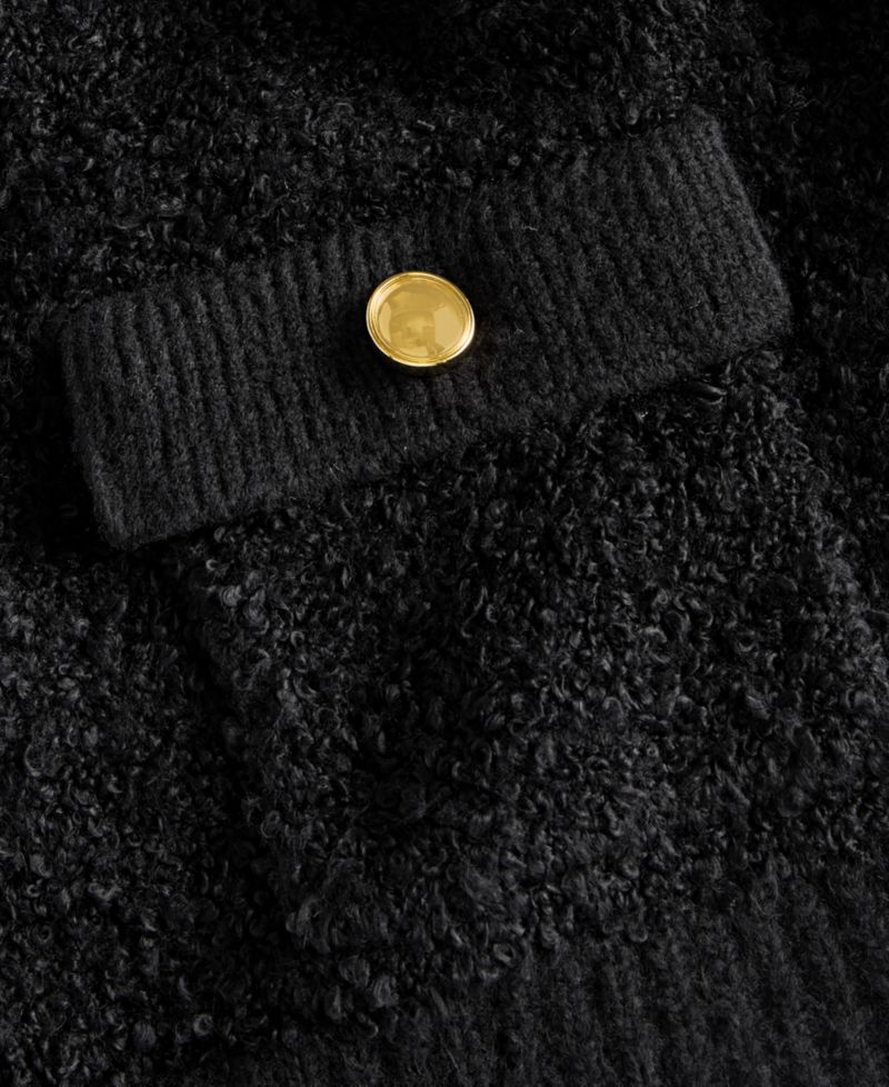 Petite Boucle Relaxed-Fit Cardigan