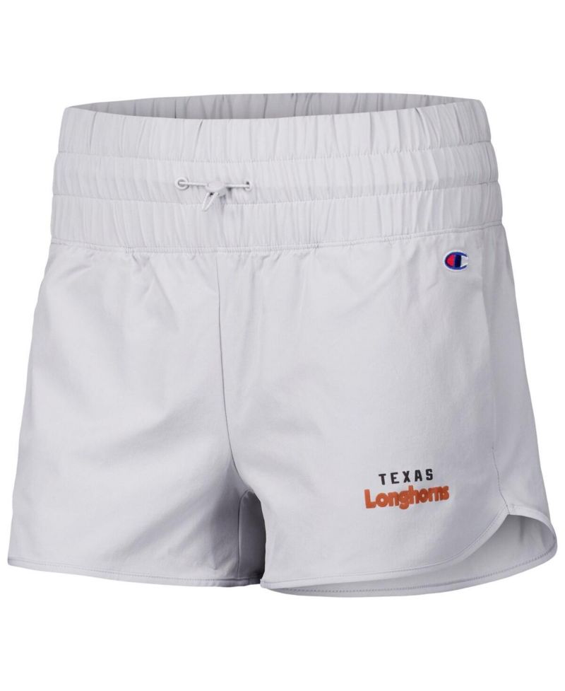 Women's Silver Texas Longhorns Tailgate Her Woven Shorts