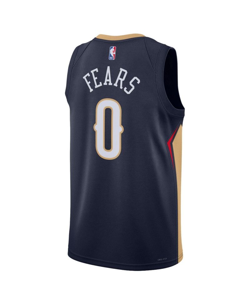 Men's and Women's Jeremiah Fears Navy New Orleans Pelicans Swingman Icon Edition Jersey