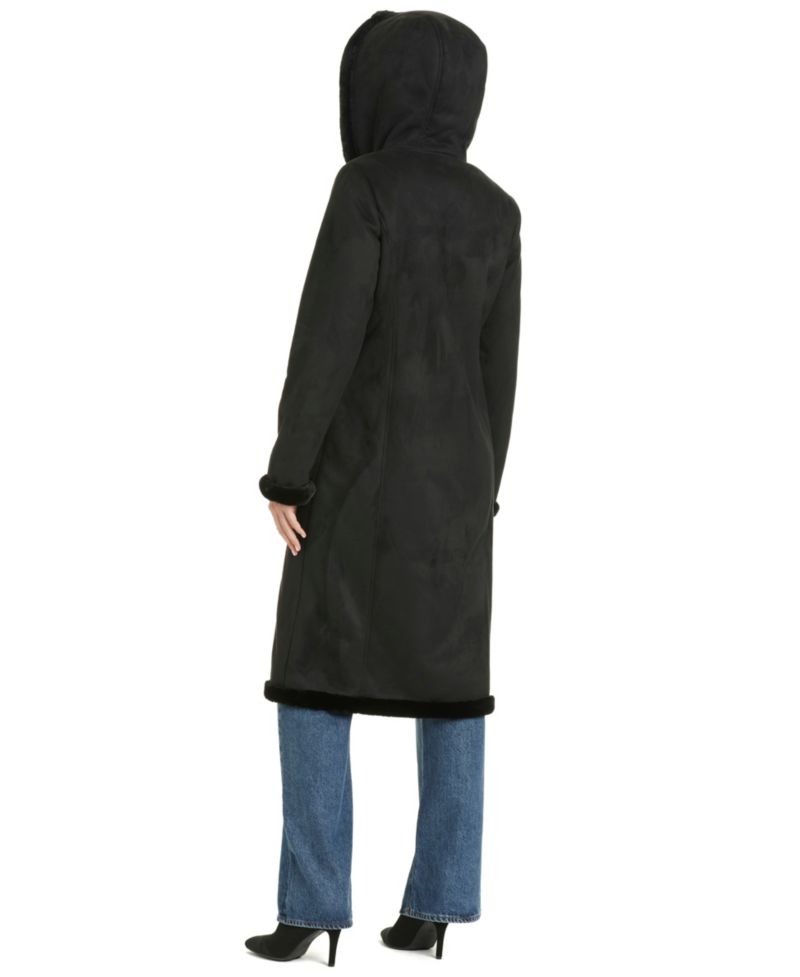 Women's Maxi Faux Shearling Coat