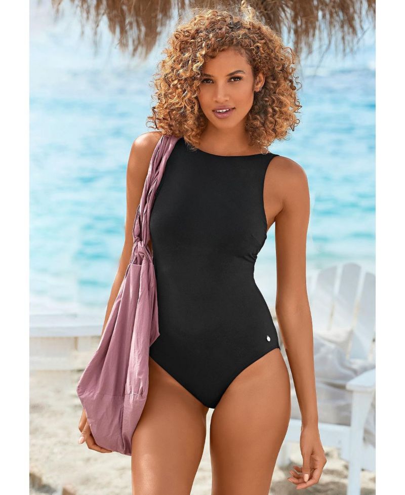 Women's Open Back One-Piece Adjustable One-Piece Swimsuit