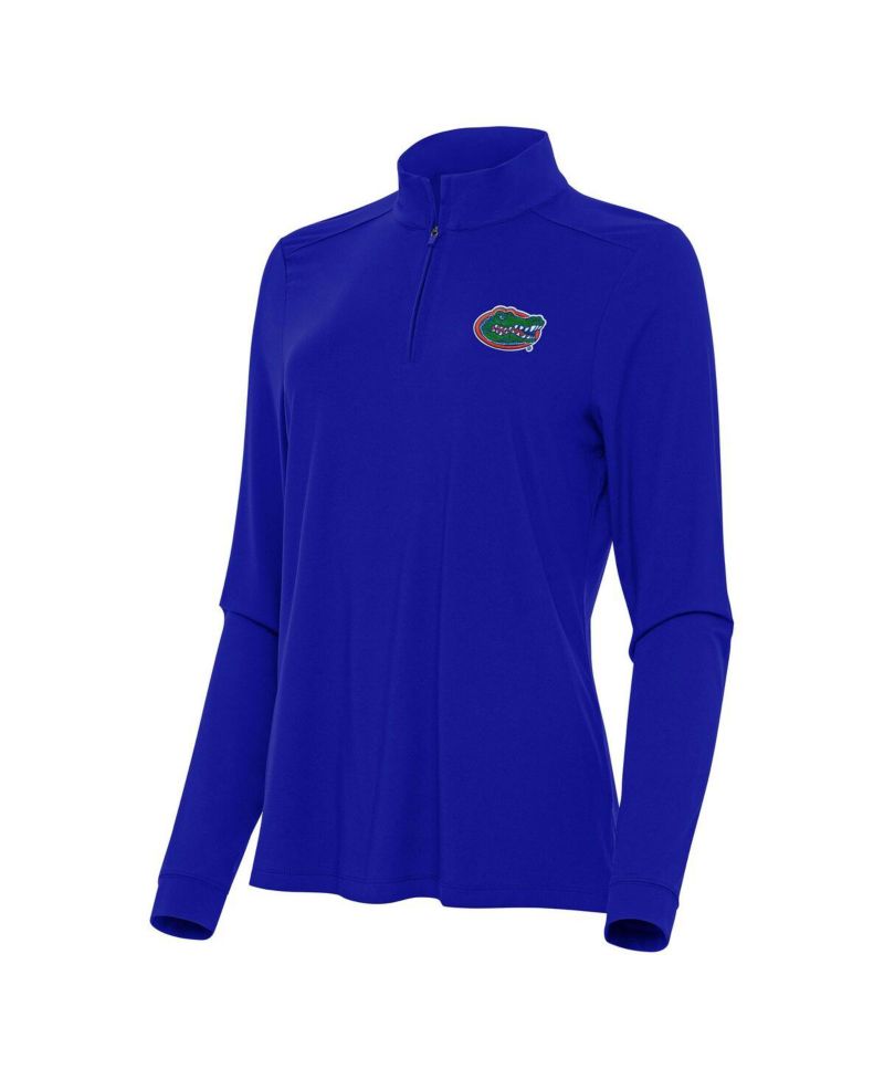 Women's Royal Florida Gators Intent Quarter-Zip Top