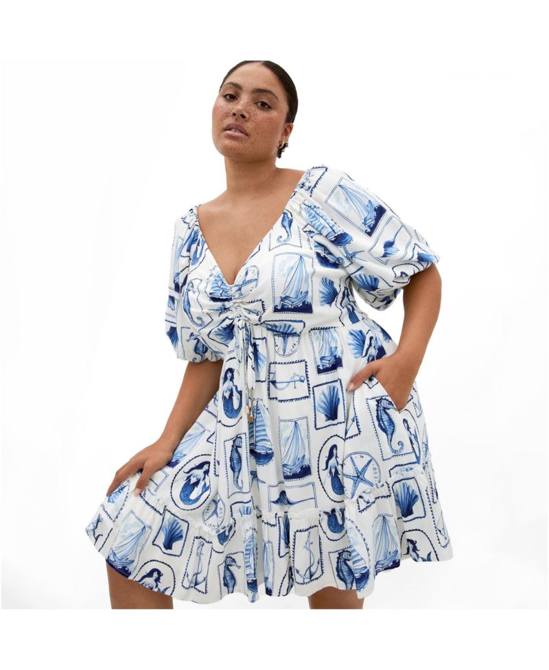 Women's Giselle Amalfi V Neck Mini Dress