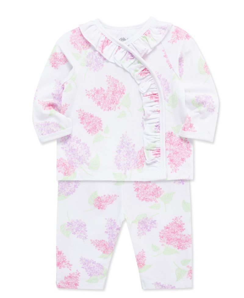 Baby Girls' Printed Top and Pants, 2-Piece Set
