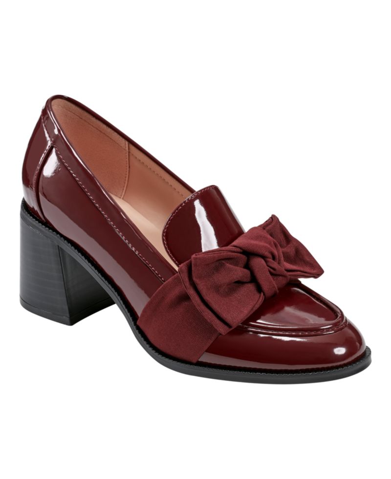 Women's Korrar Bow Block Heel Loafers