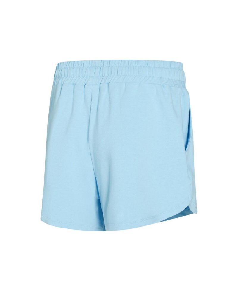 Women's Light Blue Detroit Tigers Elevation Tri-Blend Long Sleeve T-Shirt and Shorts, Set of 2