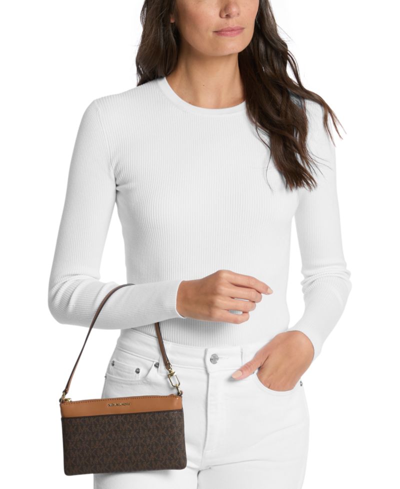Michael Kors Jet Set Small Top Zip Convertible Wristlet