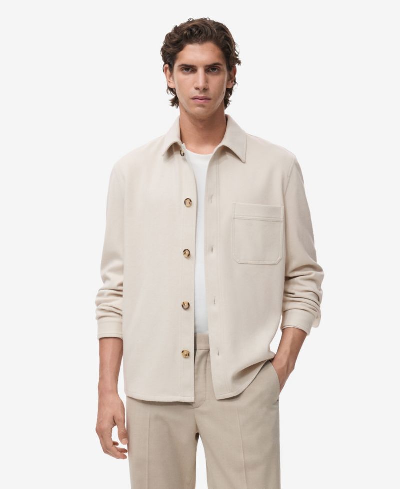 Men's Regular Fit Flannel Overshirt