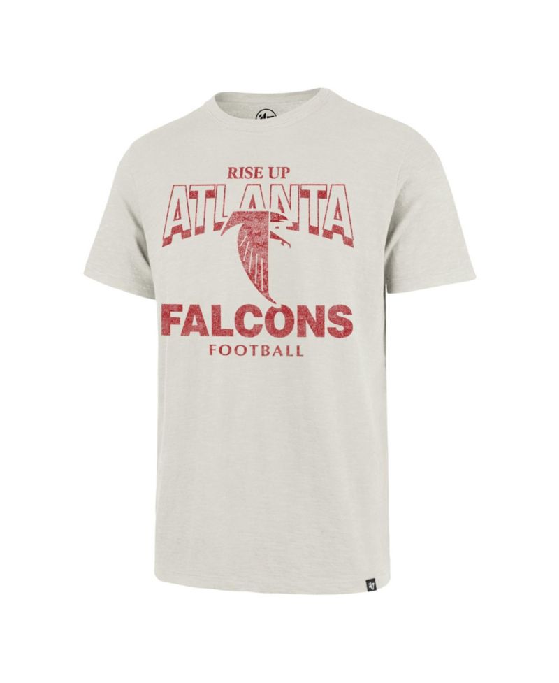 Men's '47 Natural Atlanta Falcons Head On Scrum Slub T-Shirt
