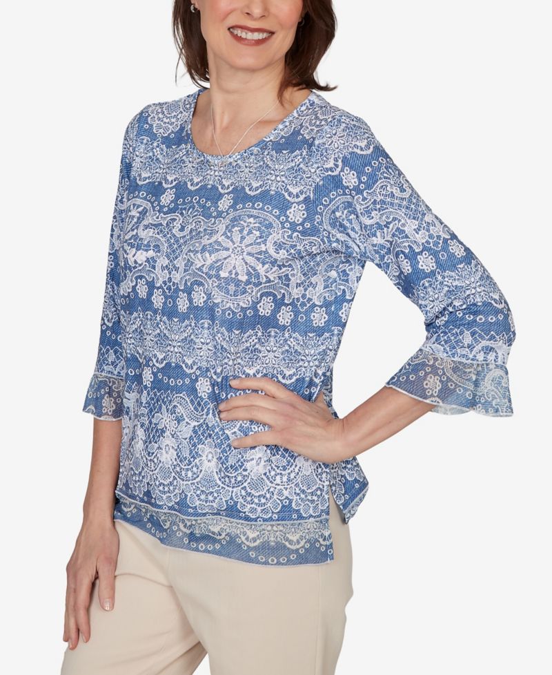 Women's Camden Market Lacey Striped Knit Top