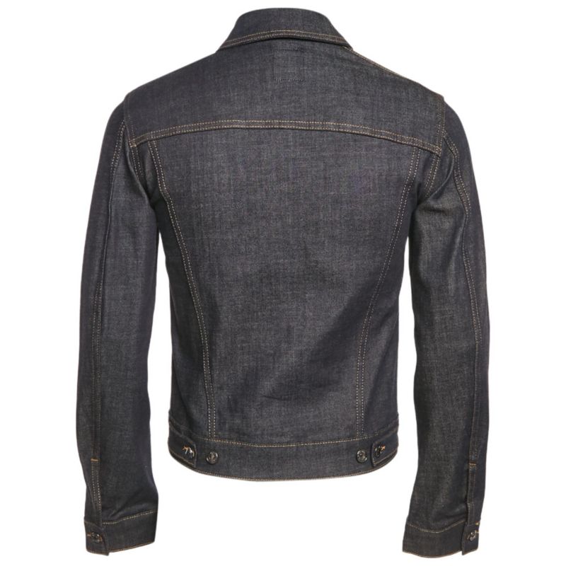 Women's Pre-Owned Zadig and Voltaire Blue Denim Button Front Base Brut Jacket