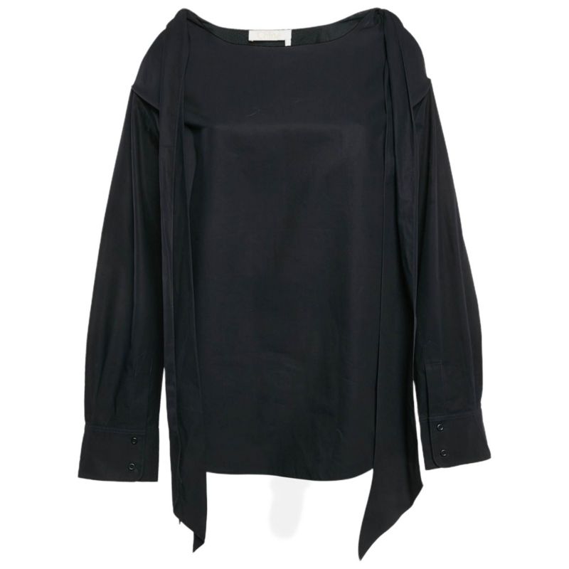 Women's Navy Cotton Top
