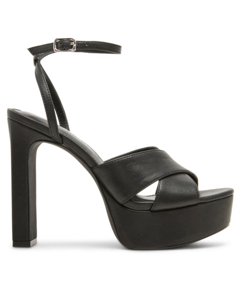 Amber Crossband Platform Dress Sandals
