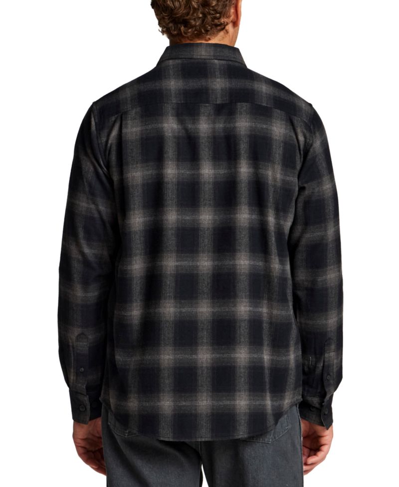 Men's Button-Front Flannel Shirt