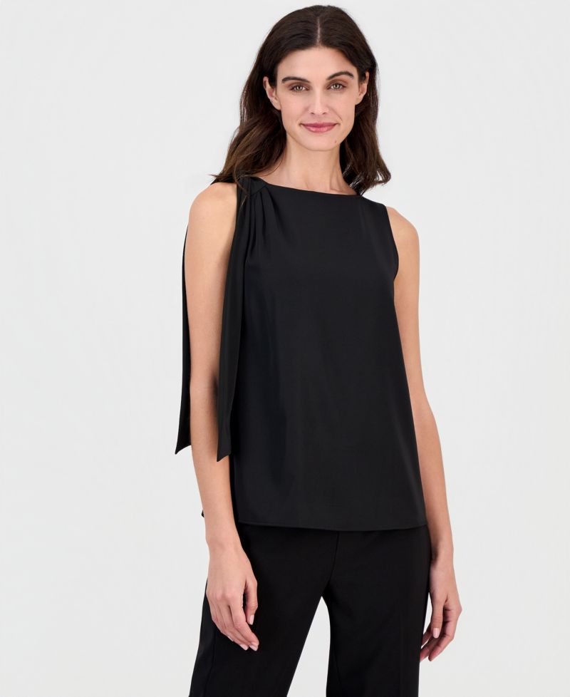 Women's Tie-Shoulder Sleeveless Blouse