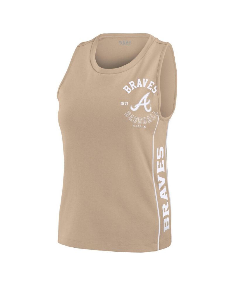 Women's Tan Houston Astros Tonal Tank Top