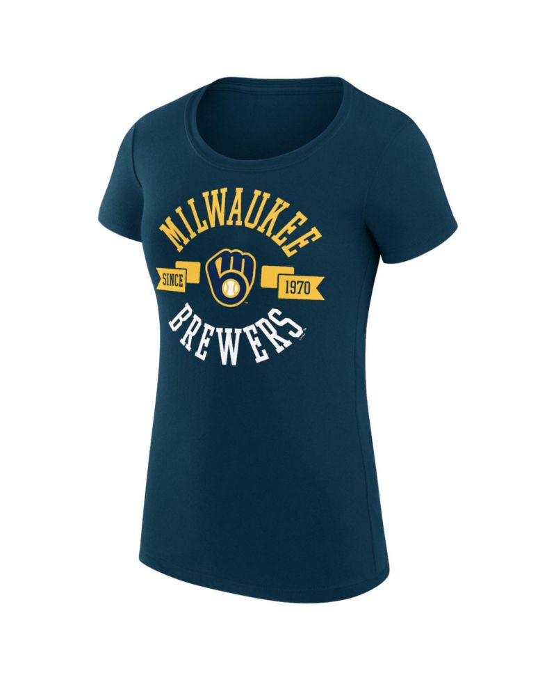 Women's Milwaukee Brewers Super-Slim Fit City Graphic T-Shirt