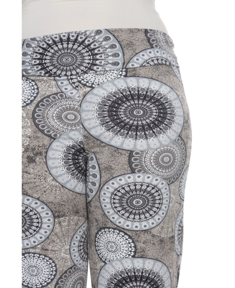 Plus Size Circle Print Palazzo Pants