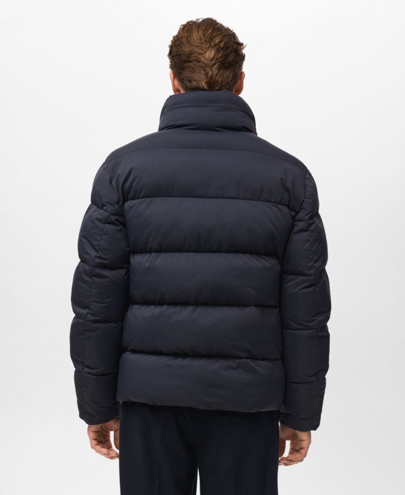 Men's Short Puffer Water-Repellent Anorak