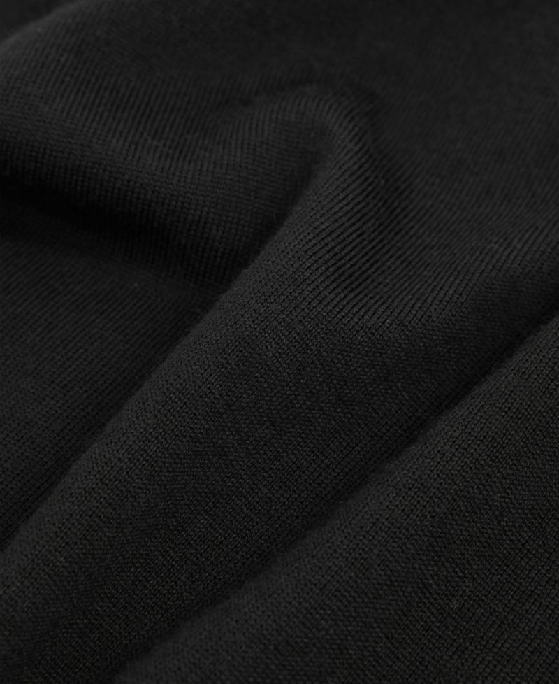 Men's Caine Slim Fit Merino Wool Roll Neck Sweater