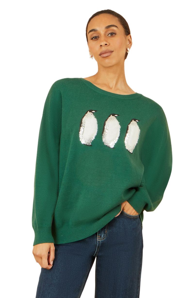 Women's Penguin Knitted Jumper