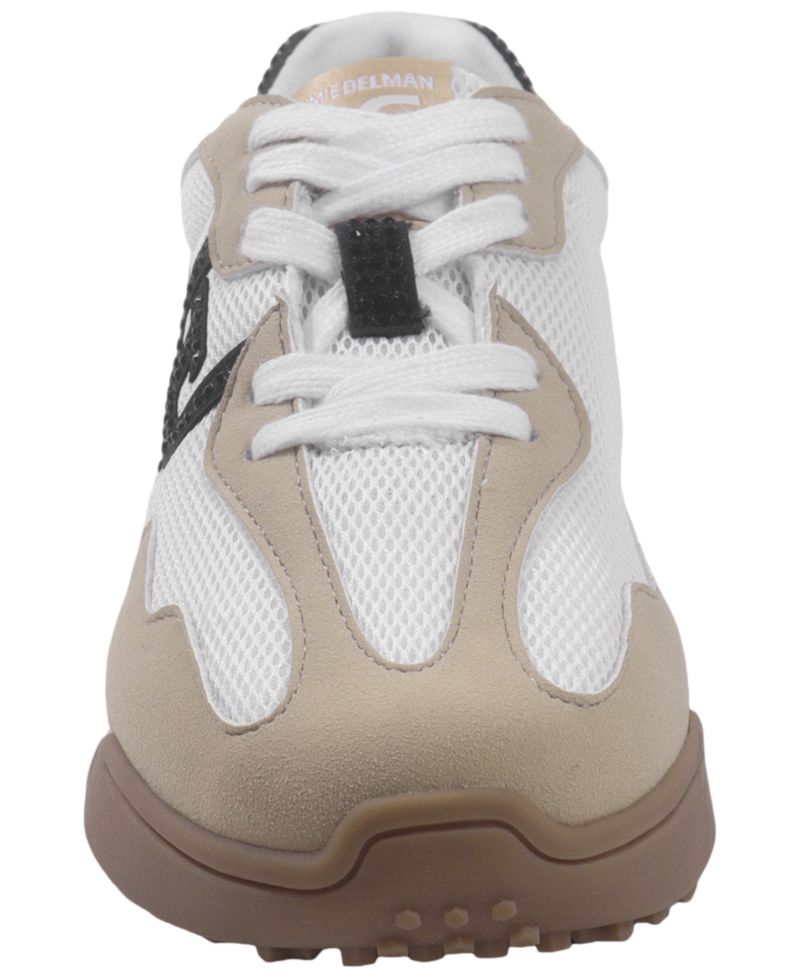 Boys' and Girls' Lenny Stones Rhinestone-Embellished Mesh Low-Top Sneakers